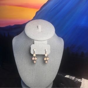 925 White Opal With Orange Pink Fire. 
Please review pics for details